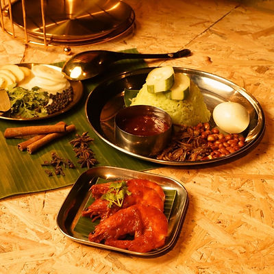 Nasi Lemak Prawn Sambal