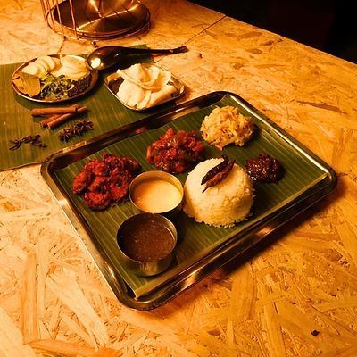 Banana leaf meals