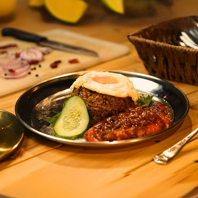 Nasi Lemak Goreng Prawn