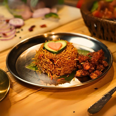 Vege Chicken Briyani Goreng