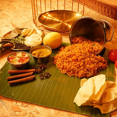 Plain Vege Briyani Set
