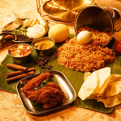 Leela's Fried Chicken Briyani Set