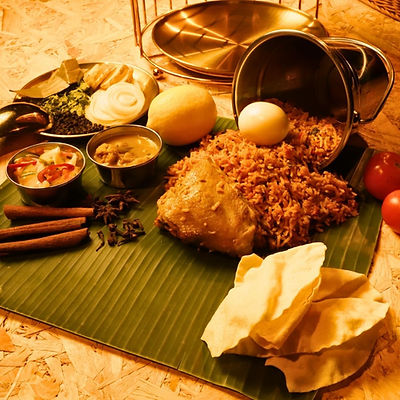 Chicken Dum Briyani Set