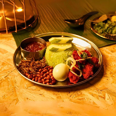Nasi Lemak Chicken 65