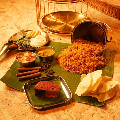 Vege Fish Sambal Briyani Set