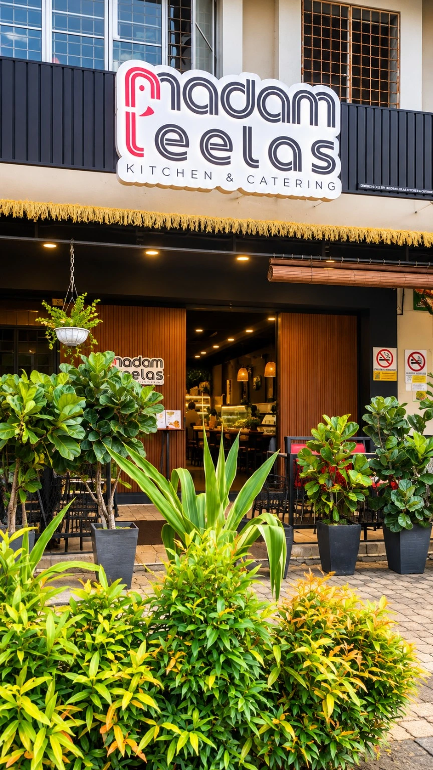Madam Leela’s storefront and entrance in Kota Kemuning